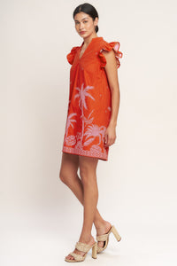 ISLAND STATE OF MIND WOVEN MINI DRESS