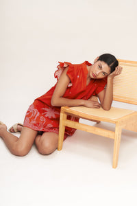 ISLAND STATE OF MIND WOVEN MINI DRESS