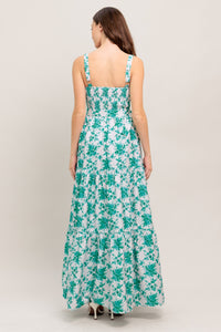 LOVE GROWS HERE WOVEN MAXI DRESS