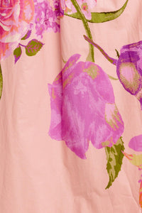 ROSE SERENADE WOVEN MAXI DRESS