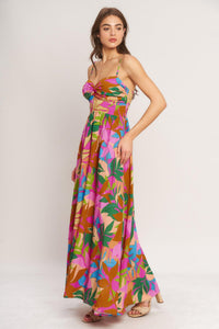TROPIC FIESTA WOVEN MAXI DRESS