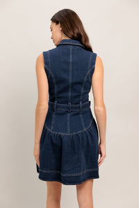 MADE TO FLATTER DENIM MINI DRESS