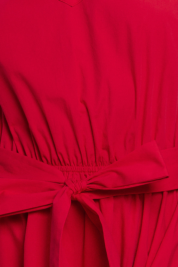 TRUE LOVE IN COLOR BLOCKED MIDI DRESS