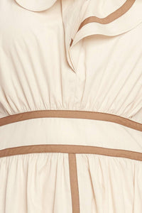 BREEZE CANVAS WOVEN MIDI DRESS