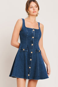 URBAN POLISH DENIM MINI DRESS