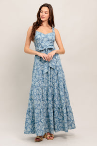 MODERN PRAIRIE BLOOM WOVEN MAXI DRESS