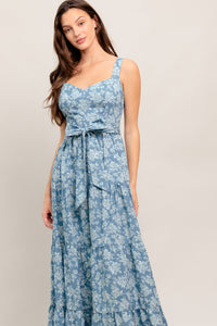 MODERN PRAIRIE BLOOM WOVEN MAXI DRESS