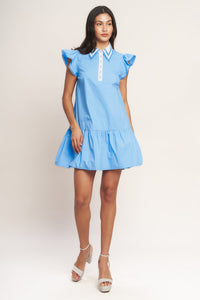 SWEET DAYS WOVEN MINI DRESS