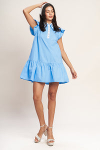 SWEET DAYS WOVEN MINI DRESS