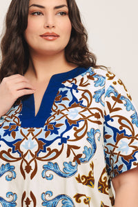 MEDITERRANEAN SOUL WOVEN MINI DRESS