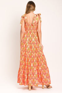 SUNKISS FLORAL WOVEN MAXI DRESS