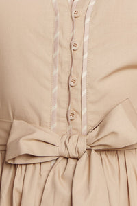 RESORT ESCAPE WOVEN MIDI DRESS