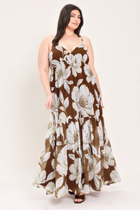 DESERT BLOOM WOVEN MAXI DRESS