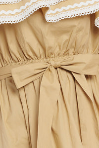 GOLDEN DUNE WOVEN ANKLE DRESS