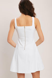 COASTAL CHIC WOVEN MINI DRESS