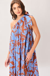 LAGOON FLOW WOVEN MIDI DRESS