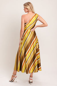 SOFT SUNSHINE WOVEN MIDI DRESS