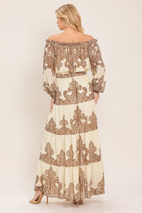 BELLA TERRA WOVEN MAXI DRESS