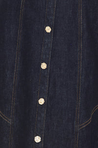 CHELSEA DENIM MIDI DRESS