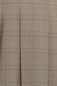 BRITISH TRACE WOVEN MIDI SKIRT