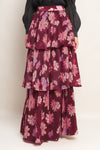 GARDEN ROMANCE WOVEN MAXI SKIRT