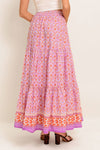 WHISPERING LAVENDER WOVEN MAXI SKIRT