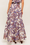 PETAL WALTZ WOVEN MAXI SKIRT