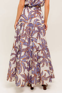 PETAL WALTZ WOVEN MAXI SKIRT