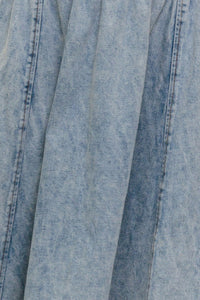 AMERICAN BLEND DENIM MIDI SKIRT