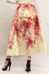 BLOSSOM DREAM BALLERINA WOVEN FULL MIDI SKIRT