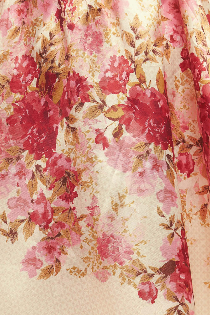 BLOSSOM DREAM BALLERINA WOVEN FULL MIDI SKIRT