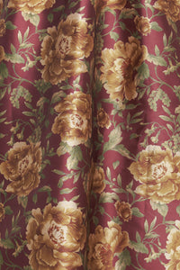 EVENING BOTANICALS WOVEN FULL MIDI SKIRT