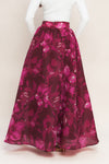 BOUQUET NO.9 WOVEN MAXI FULL SKIRT