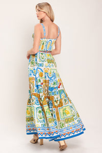 SICILIAN SUMMER WOVEN MAXI SKIRT