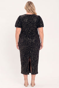MIDNIGHT EDIT BLACK STATEMENT SKIRT