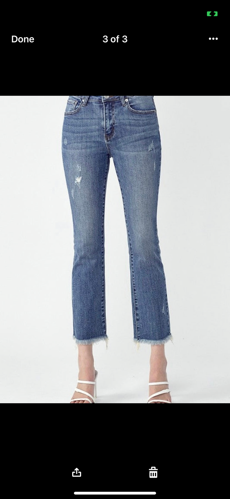 Savannah Raw Hem Jeans