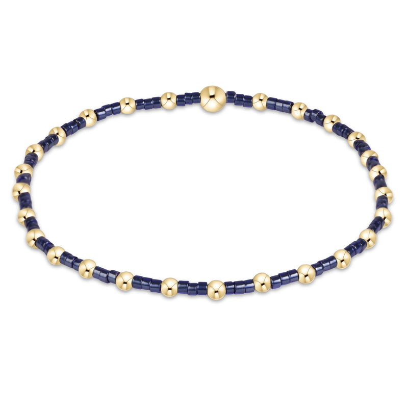 Hope Sincerity Bracelet - Navy by eNewton — 14kt gold-filled, at Adelyne's Boutique & Gifts in Tomball, Texas