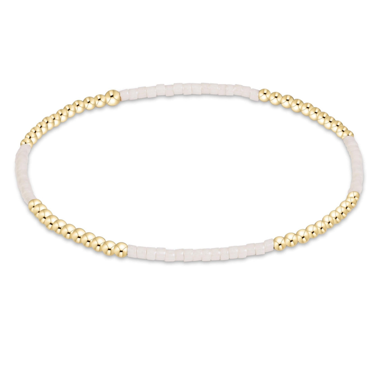 Hope Blissful Bracelet - Milkshake by eNewton — 14kt gold-filled, at Adelyne's Boutique & Gifts in Tomball, Texas