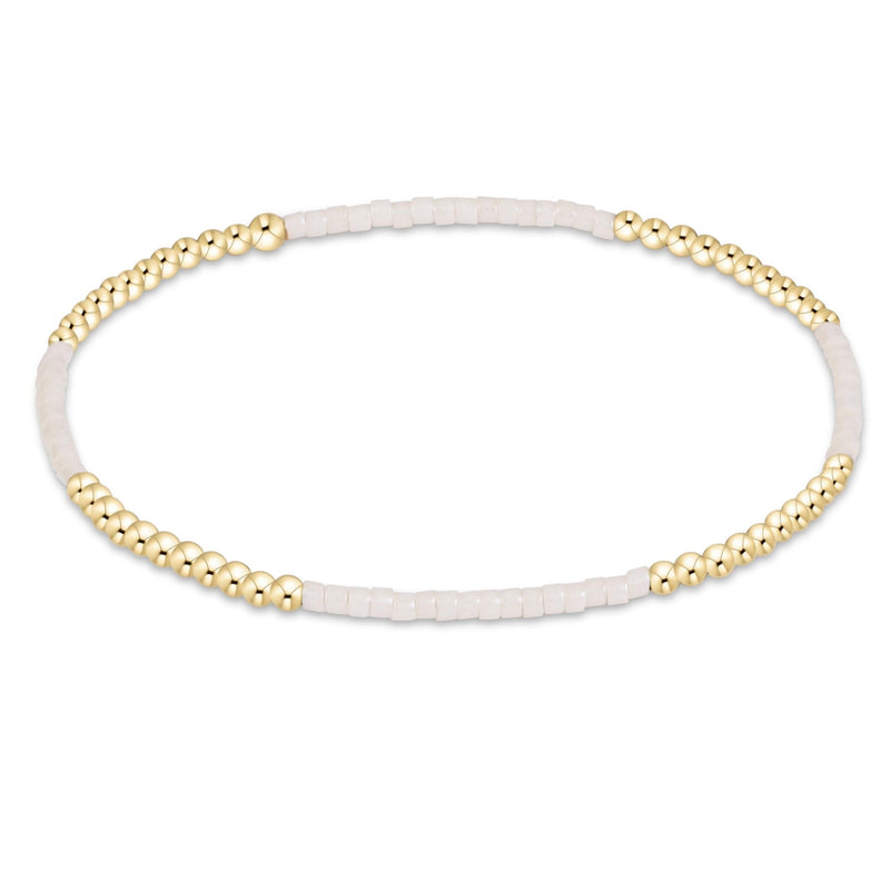 Hope Blissful Bracelet - Milkshake by eNewton — 14kt gold-filled, at Adelyne's Boutique & Gifts in Tomball, Texas