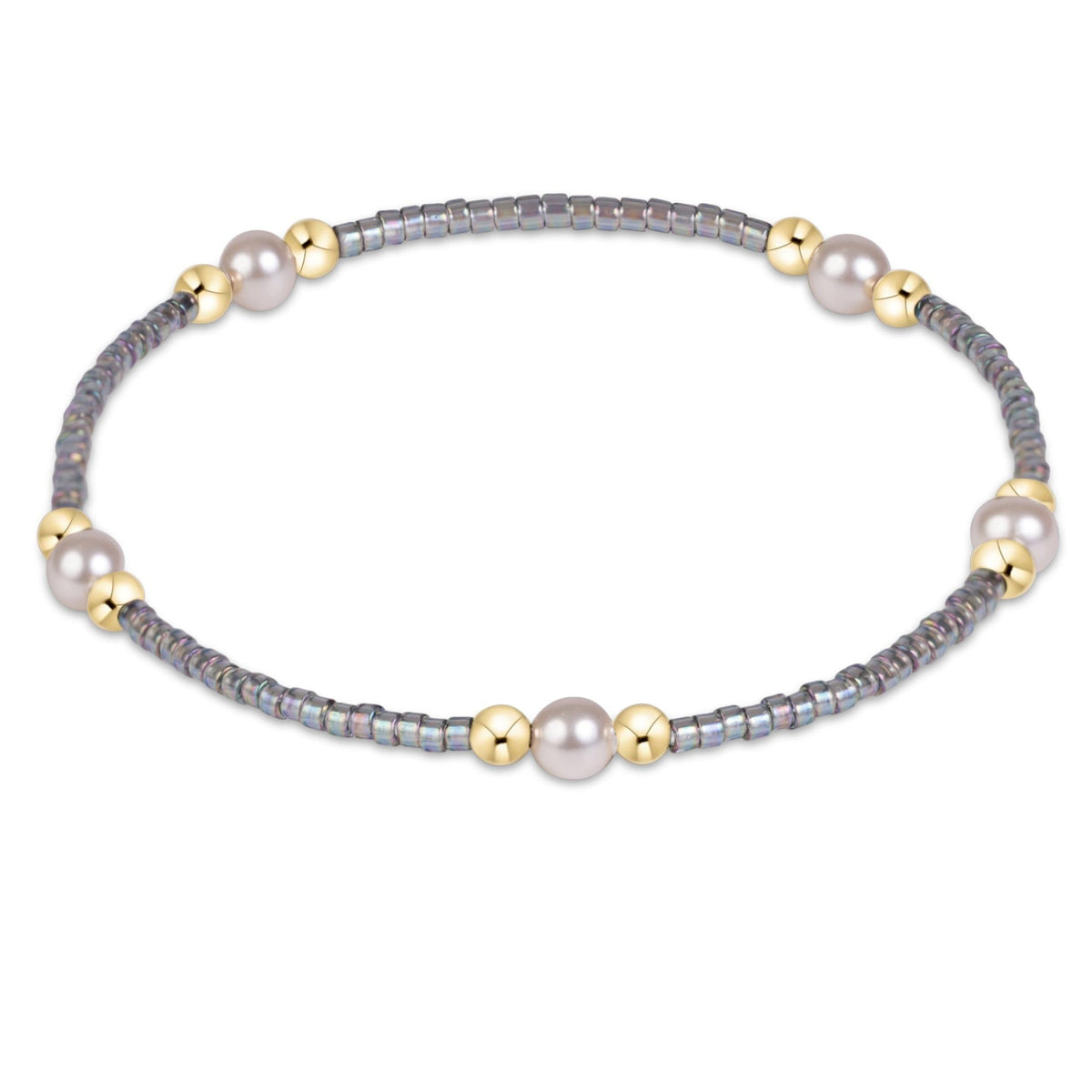 Hope Purpose Pearl Bracelet - Morning Mist by eNewton — crystal pearl and 14kt gold-filled, at Adelyne's Boutique & Gifts in Tomball, Texas
