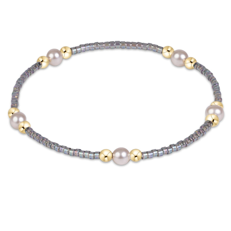 Hope Purpose Pearl Bracelet - Morning Mist by eNewton — crystal pearl and 14kt gold-filled, at Adelyne's Boutique & Gifts in Tomball, Texas