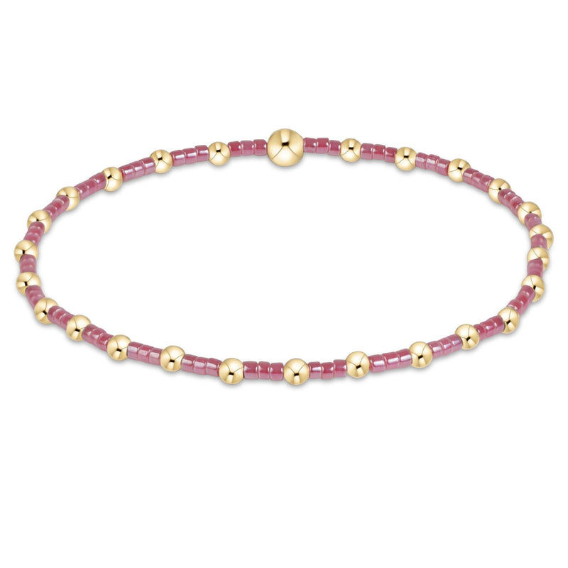 Hope Sincerity Bracelet - Pink Champagne by eNewton — 14kt gold-filled, at Adelyne's Boutique & Gifts in Tomball, Texas