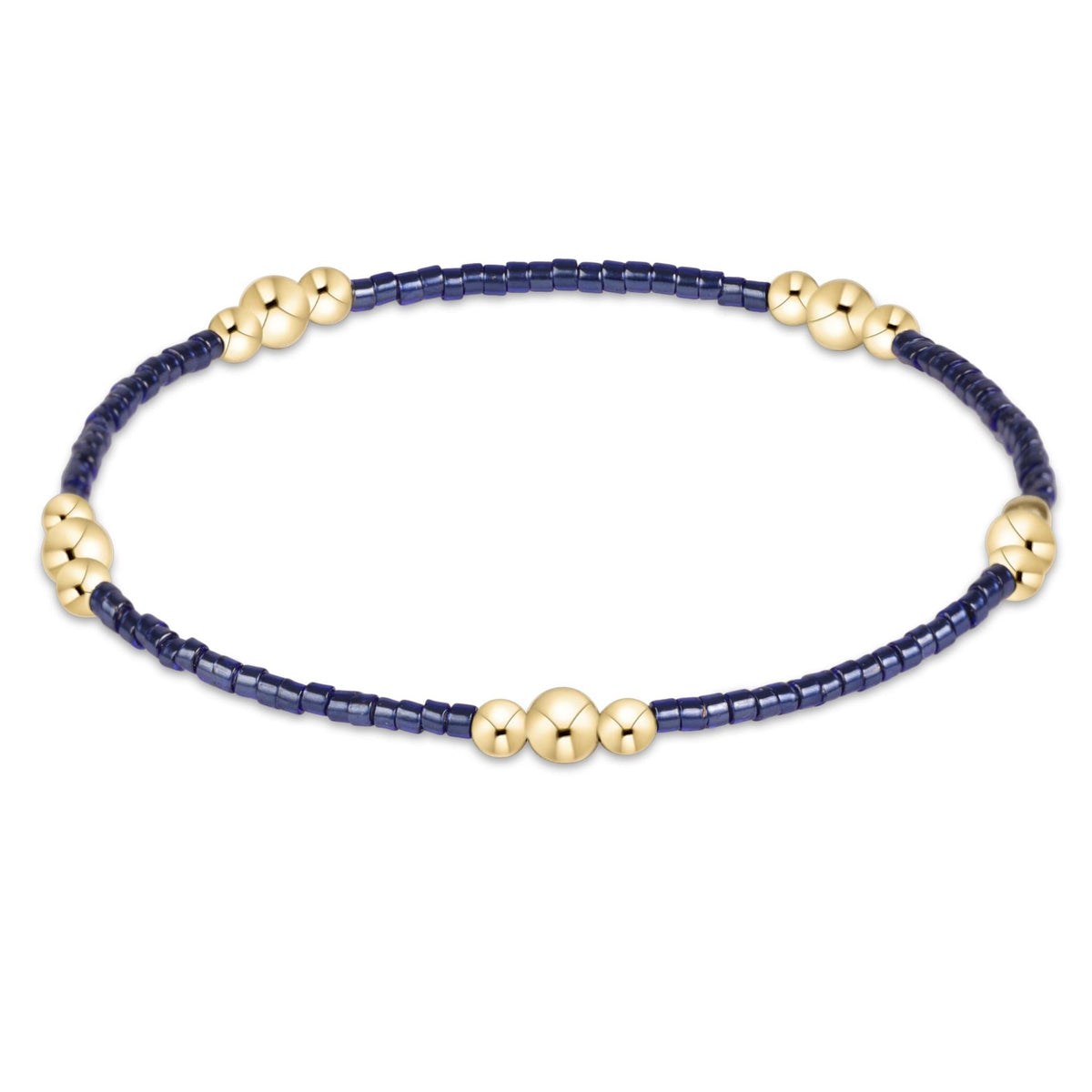 Hope Purpose Gold Bracelet - Navy by eNewton — 14kt gold-filled, at Adelyne's Boutique & Gifts in Tomball, Texas