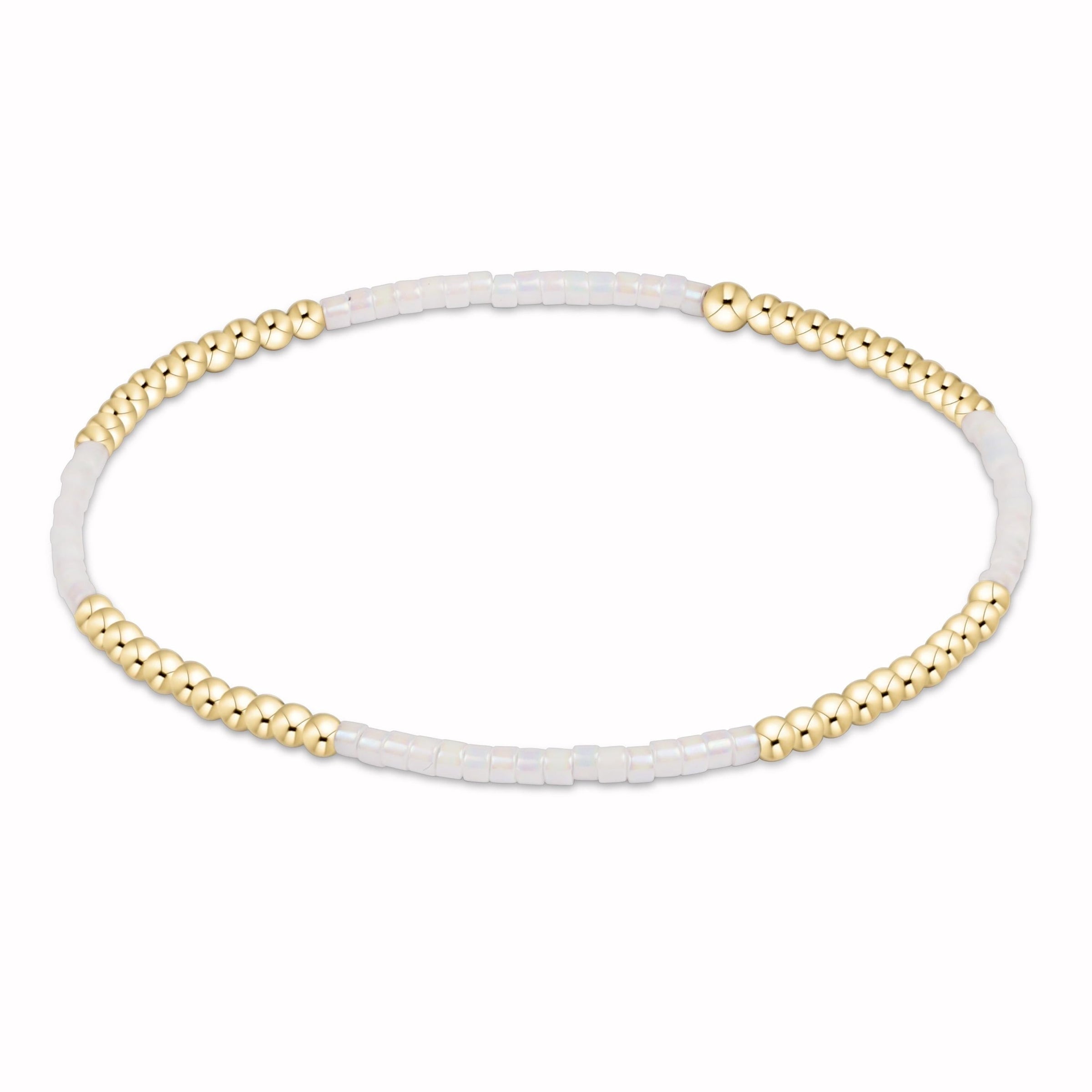 Hope blissful bracelet - silky white