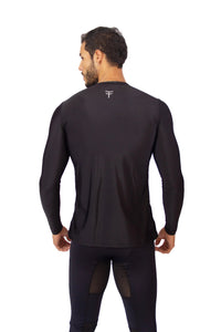 FORCE COMPRESSION TOP - BLACK Athletic Gear