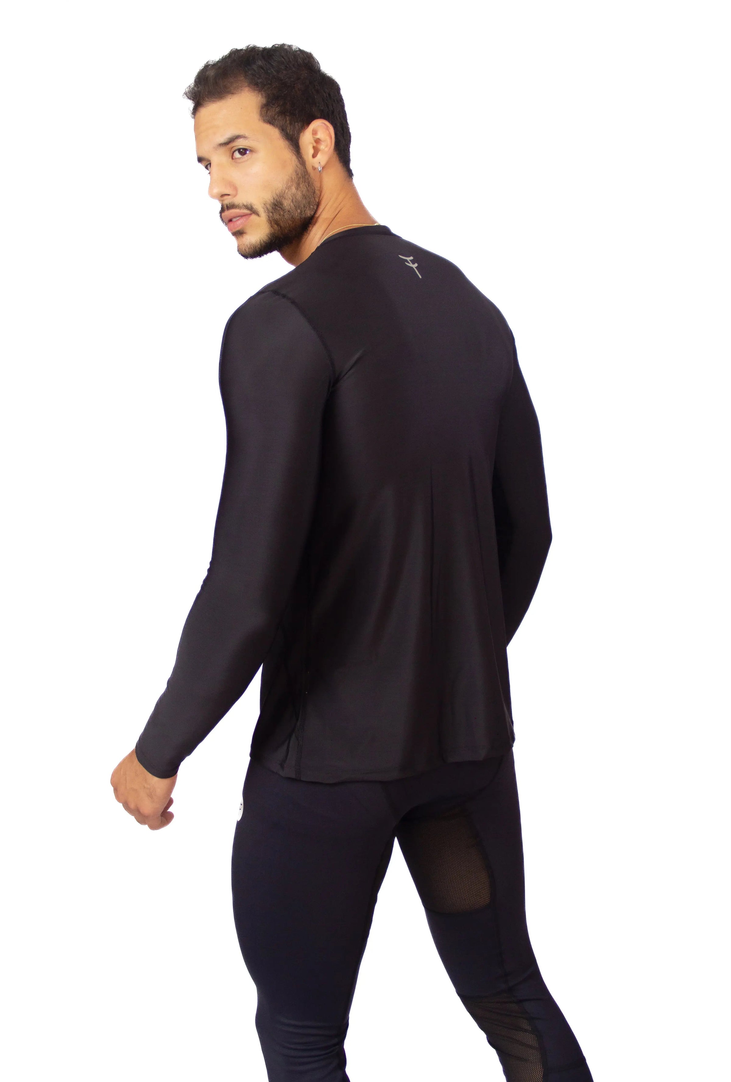 FORCE COMPRESSION TOP - BLACK Athletic Gear
