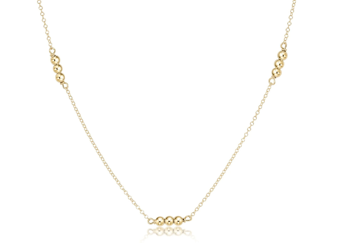 17" choker joy simplicity chain gold - gold 3mm