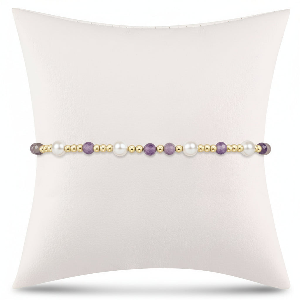 Gemstone Gold and Pearl Sincerity Fall Colors