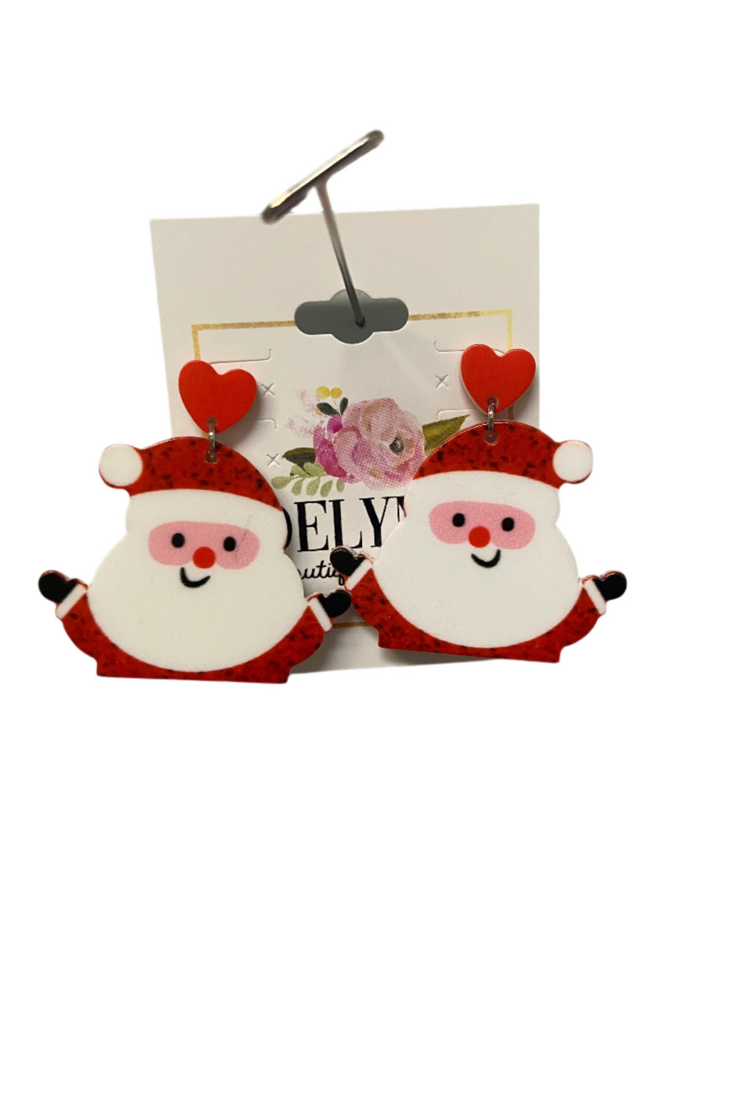 Jolly Santa Earrings