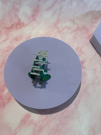 Mini Christmas Tree Hair Clip